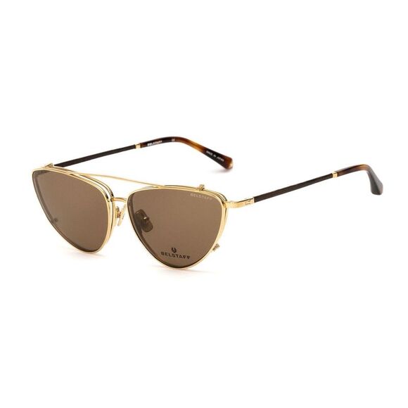 Belstaff Delmer Dorado CatEye Eyeglasses Women Gold Frames
